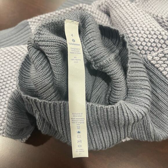 Lululemon Warm and Restore Merino Wool Sweater Size 4 - Picture 3 of 5